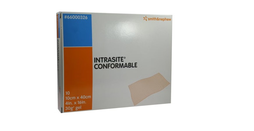 Intrasite Anpassungsfähiger 10*40cm 1St. Hydrogel-Verband